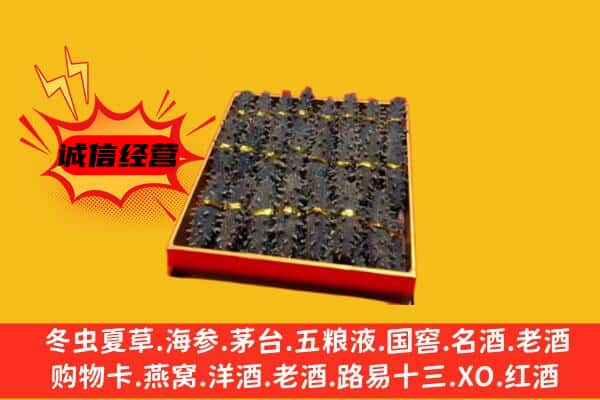 丘北县回收海参